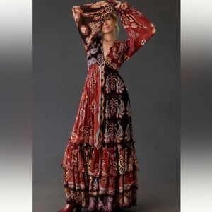 NWT - Black Sweet Mermaids V Neck Maxi Dress